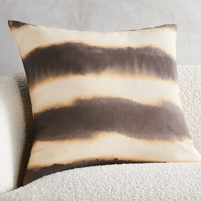 23" Mia Watercolor Pillow with Down-Alternative Insert - Image 0