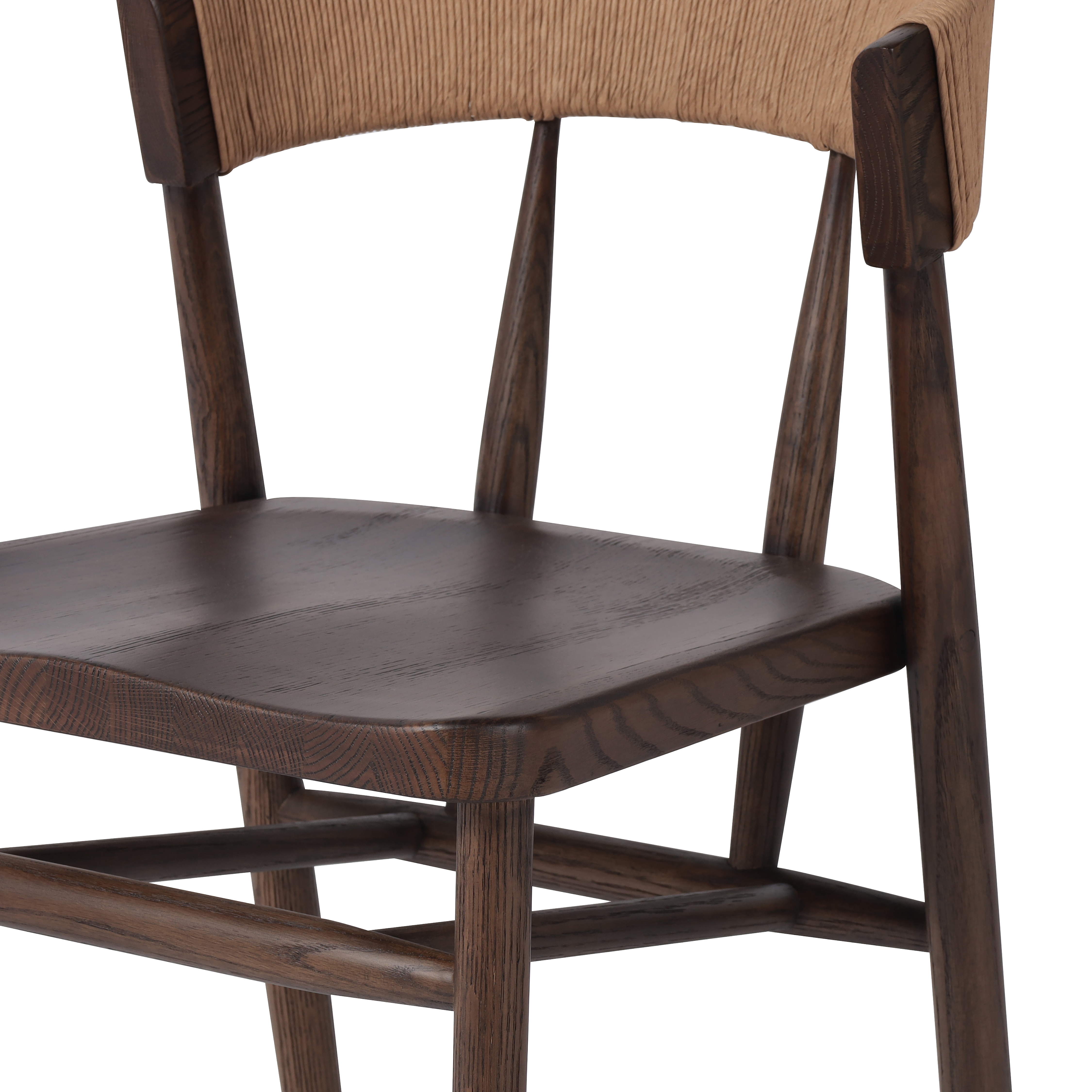 Buxton Dining Chair - Natural Paper Rush - Image 6