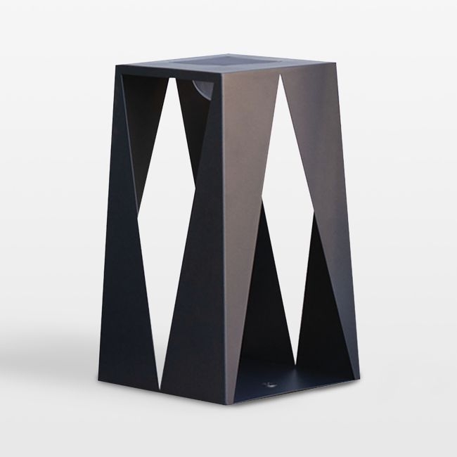 Teatree Cafe Metal LED Solar Outdoor Lantern 20" - Image 0