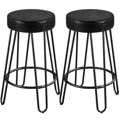 26.5’’h Faux Leather Counter Stools - Image 0