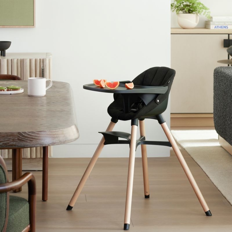 Lalo The Chair 3-in-1 Baby Licorice Black High Chair - Image 2