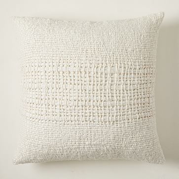 Cozy Weave Pillow Cover, 24"x24", Slate - Image 2