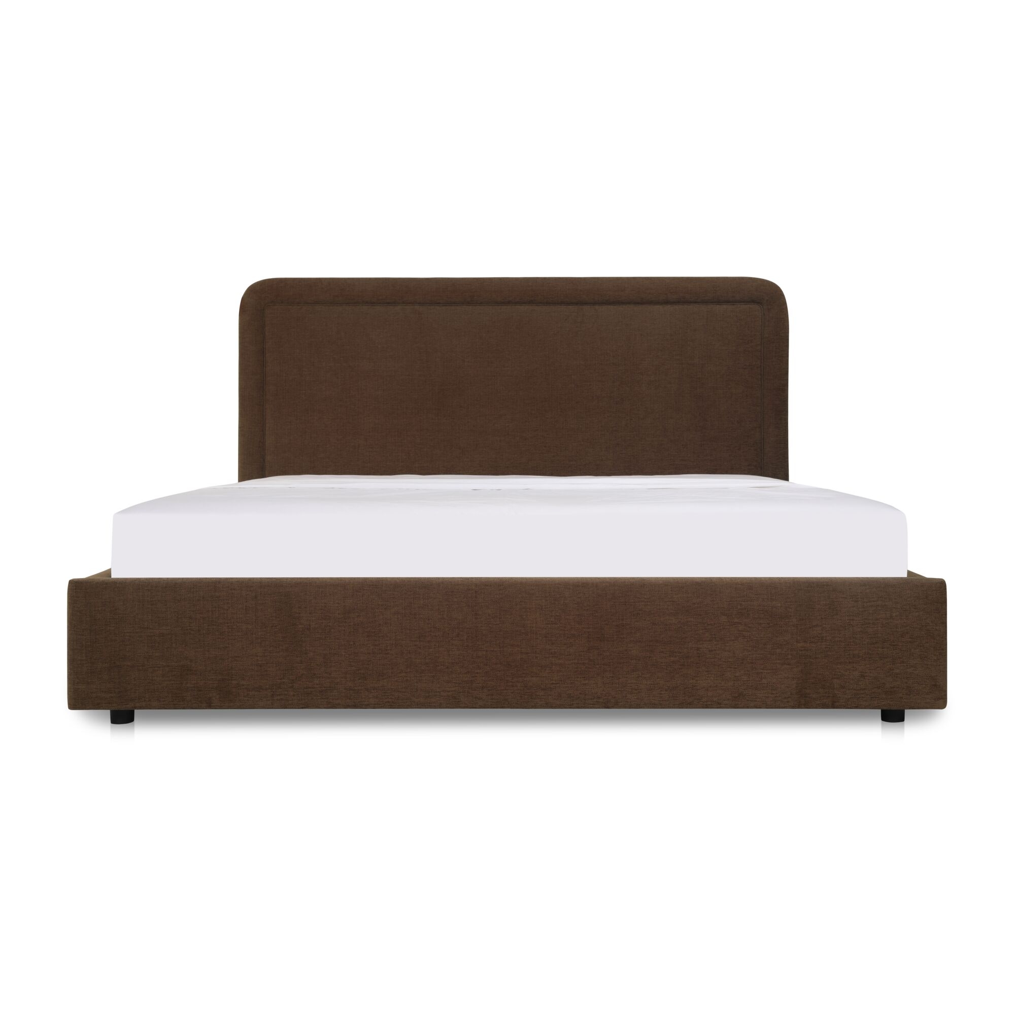 Simon Queen Storage Bed Brown - Image 0