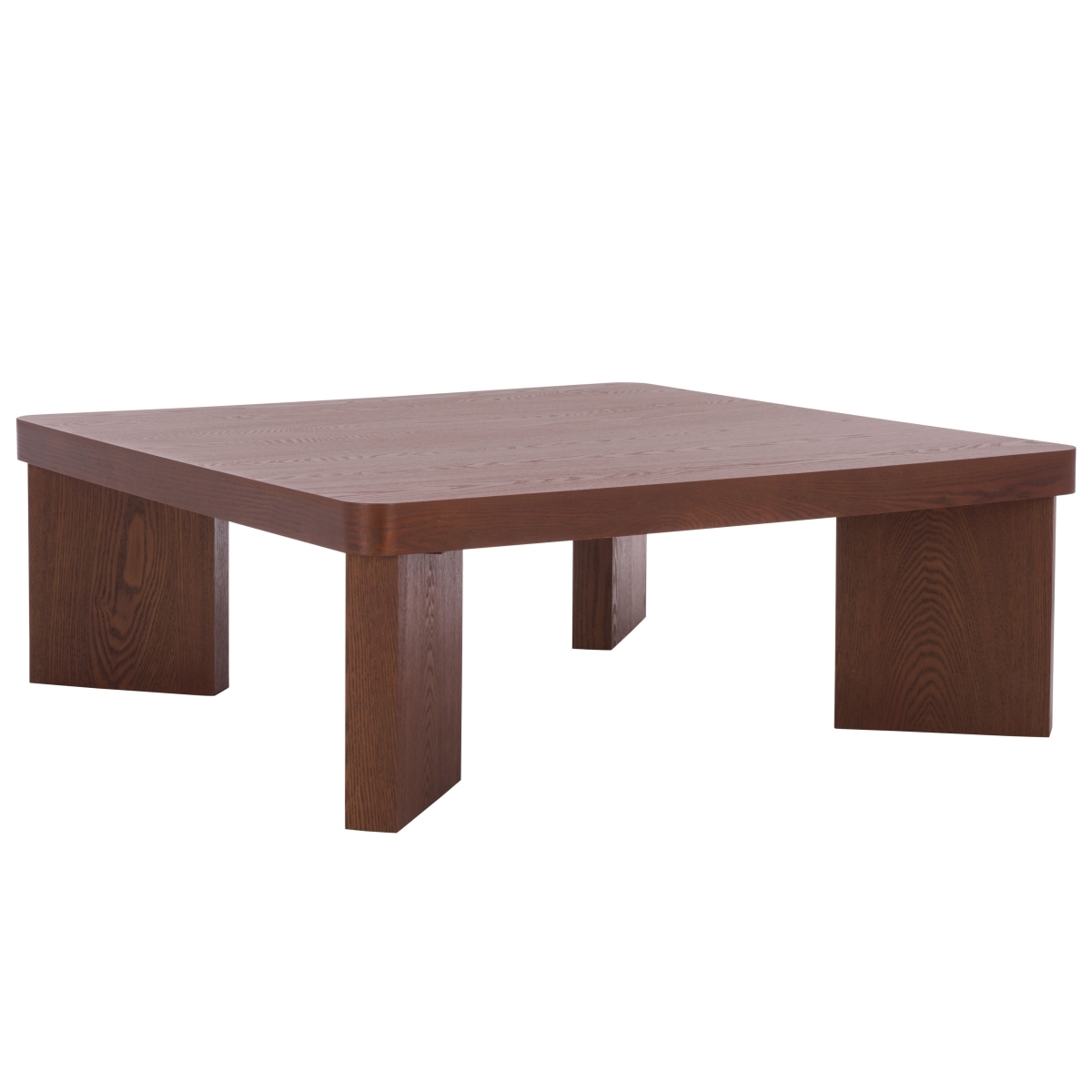 Camino Coffee Table - Walnut - Safavieh - Image 3