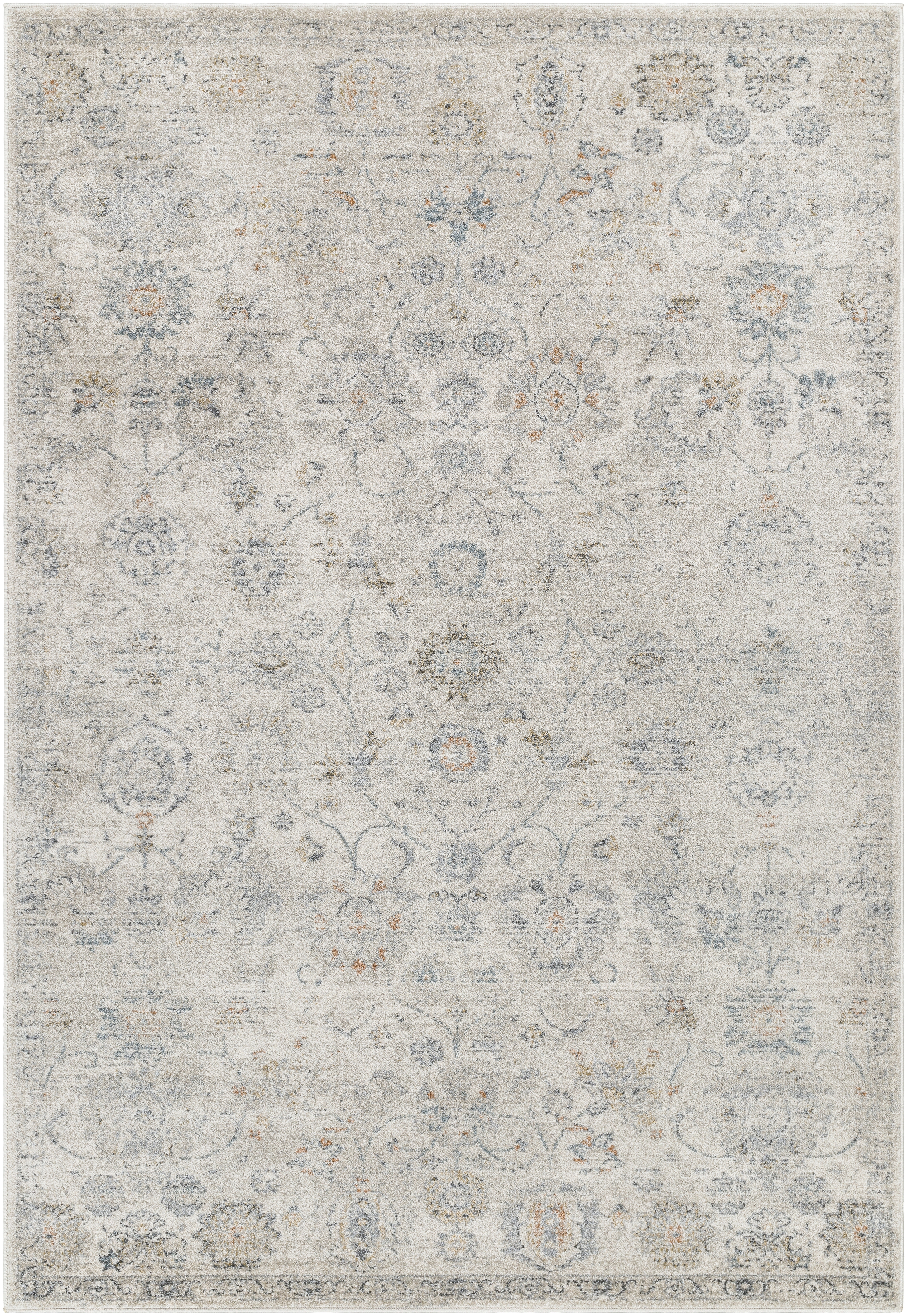 Livabliss Alpharetta Beige Indoor 5'3" x 7' Machine Woven Rug - Image 0