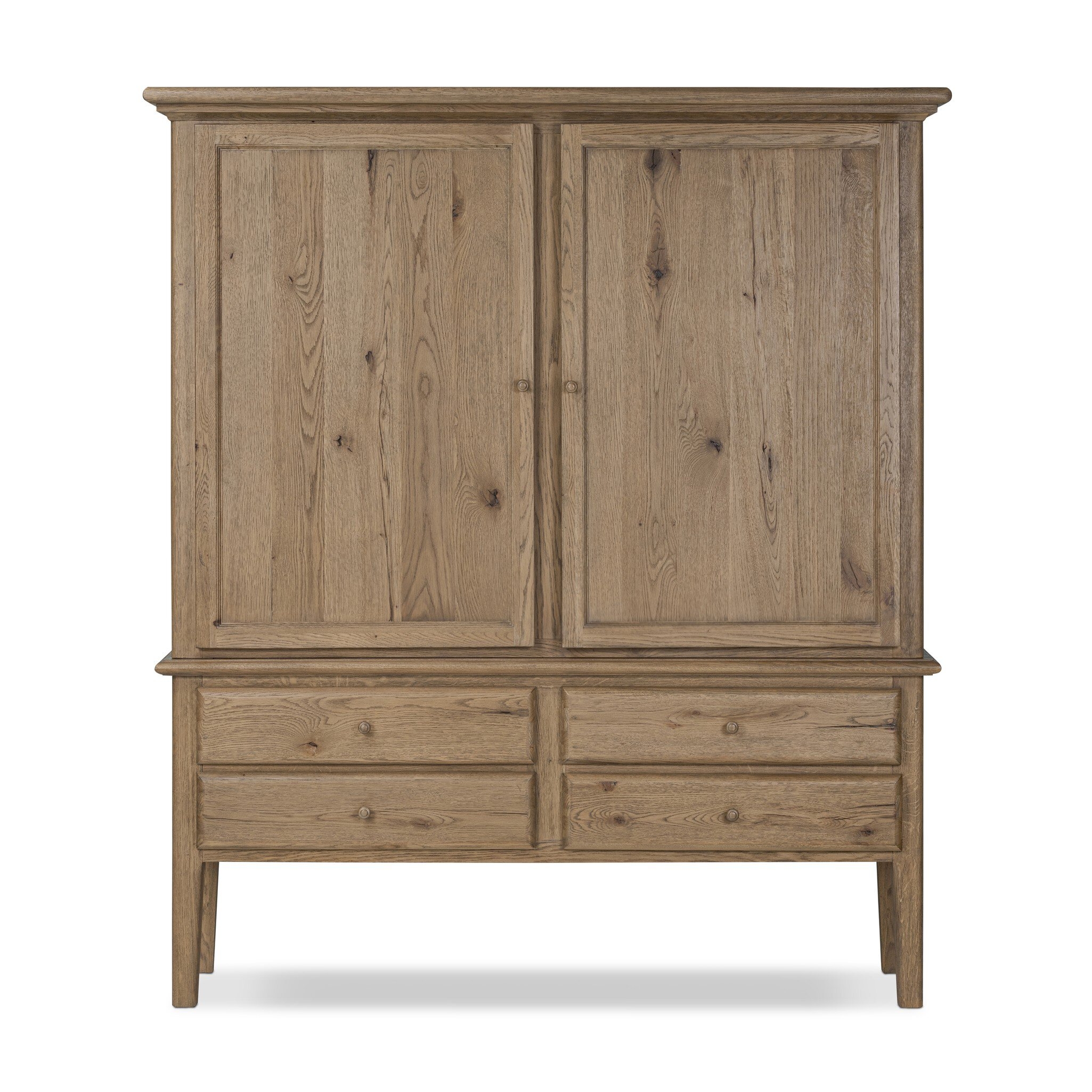 Whitman Cabinet - Worn Oak - Image 0