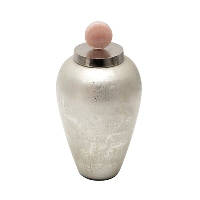 Silver Glass Table Vase - Image 0