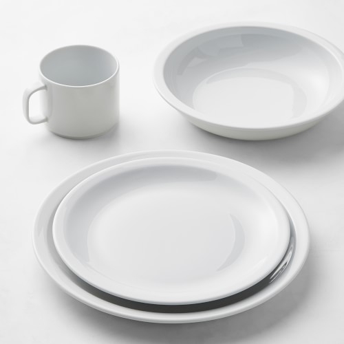Pillivuyt Conran Porcelain 16-Piece Dinnerware Set with Pasta Bowl - Image 0