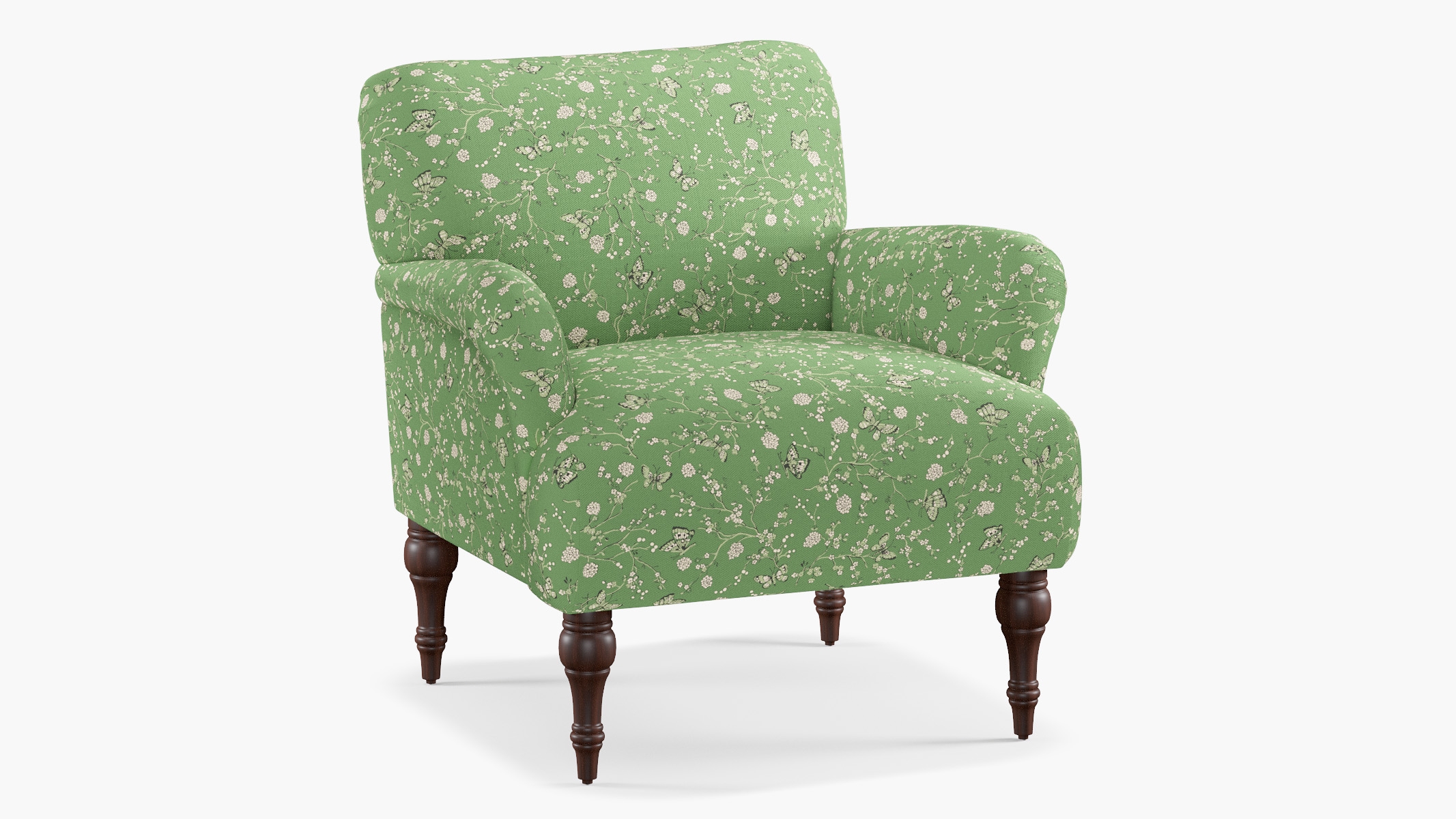 Traditional Accent Chair, Kelly Mariposa - Image 0
