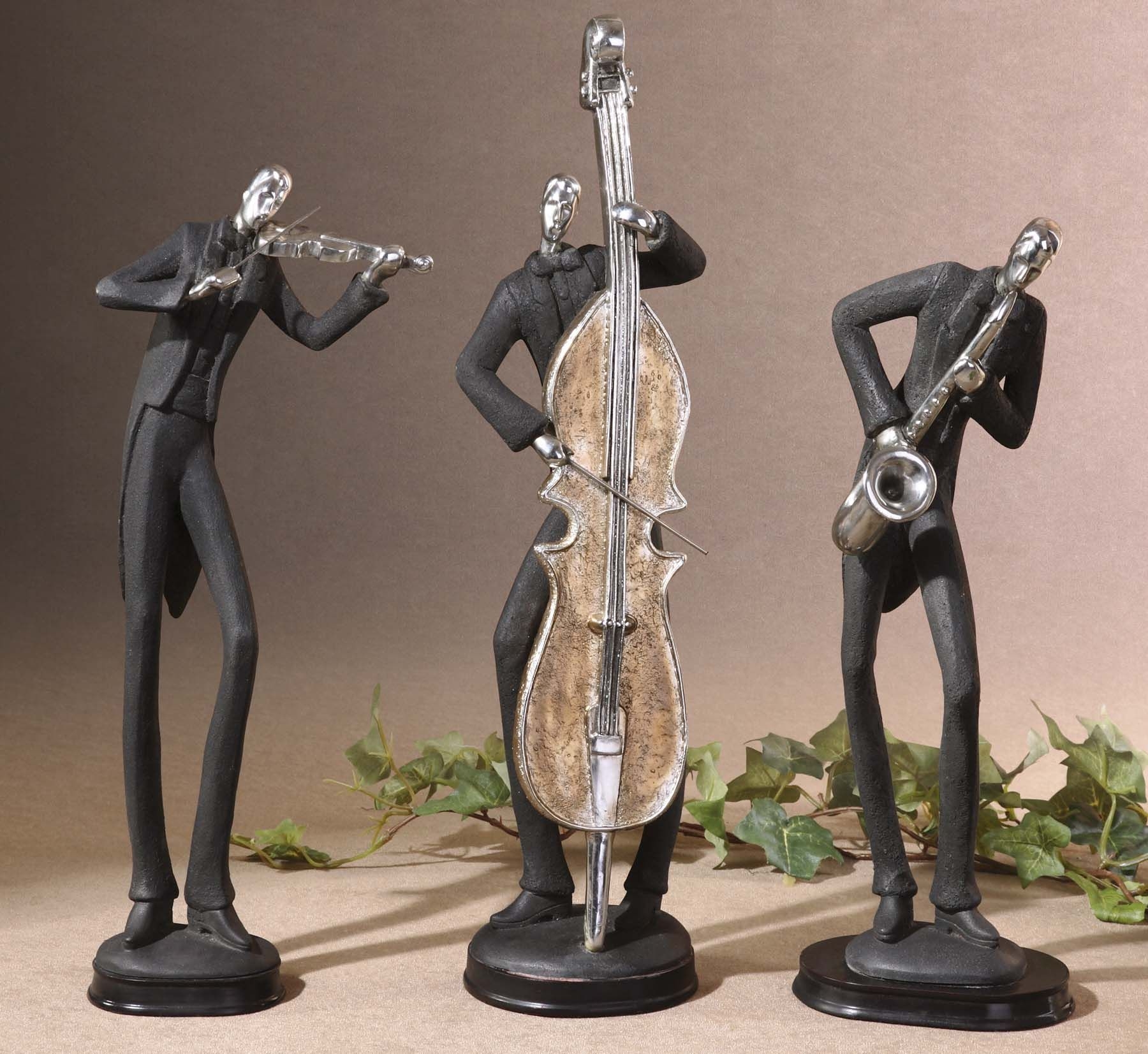 Musicians Decorative Figurines, Set/3 - Image 0