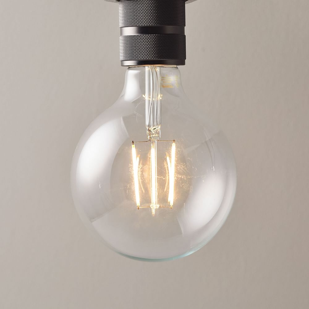 LED Light Bulb, Clear Large Globe - Image 0