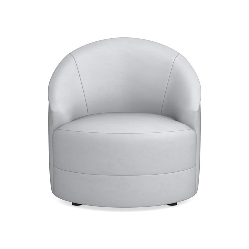 Capri Occasional Chair, Como Leather, Gray - Image 0