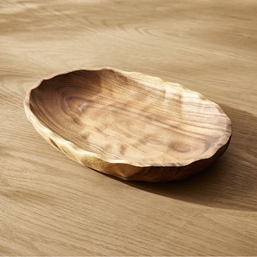 Natural Wood Tray, Bowl - Image 0
