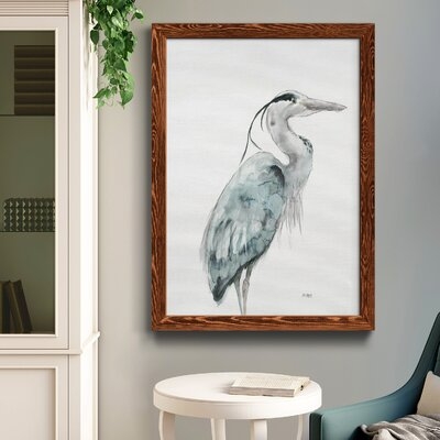 Blue Heron I Premium Framed Print - Ready To Hang - Image 0