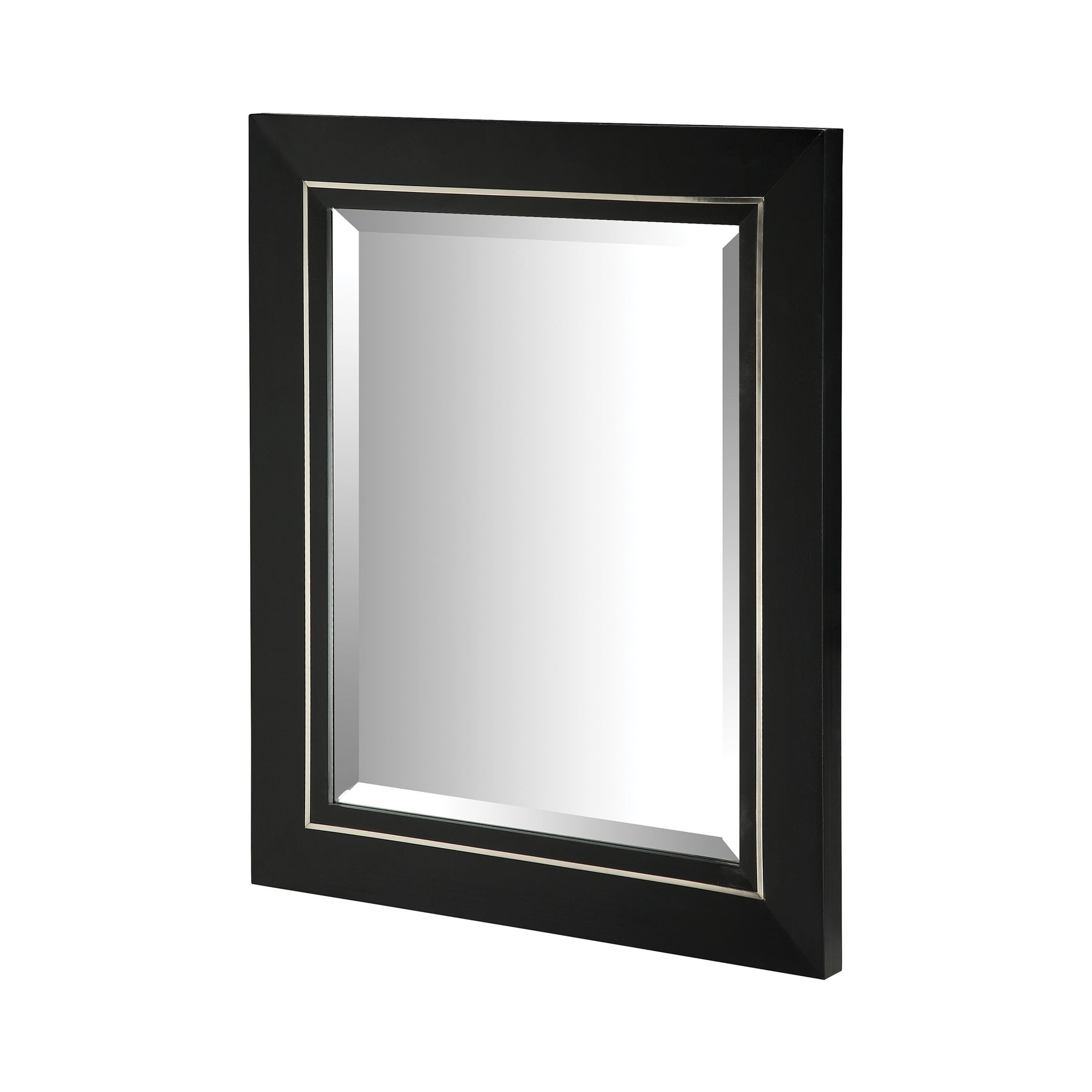 Manhattan 20-inch Mirror - Black - Image 0