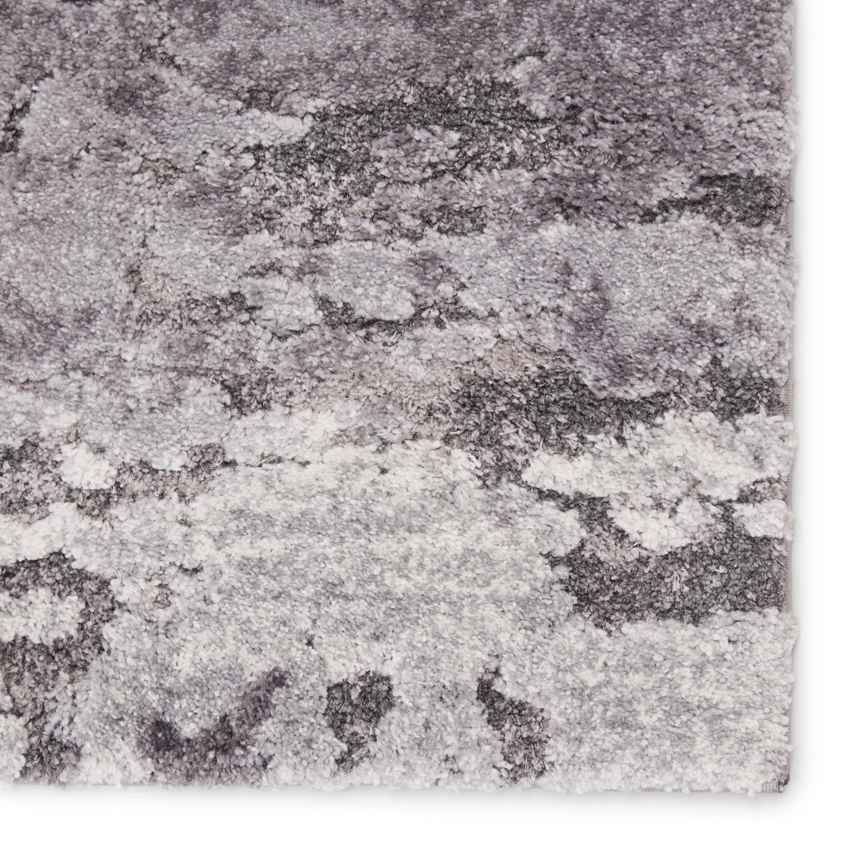 Vibe by Coen Abstract Gray/ Ivory Area Rug (5'X7'6") - Image 3