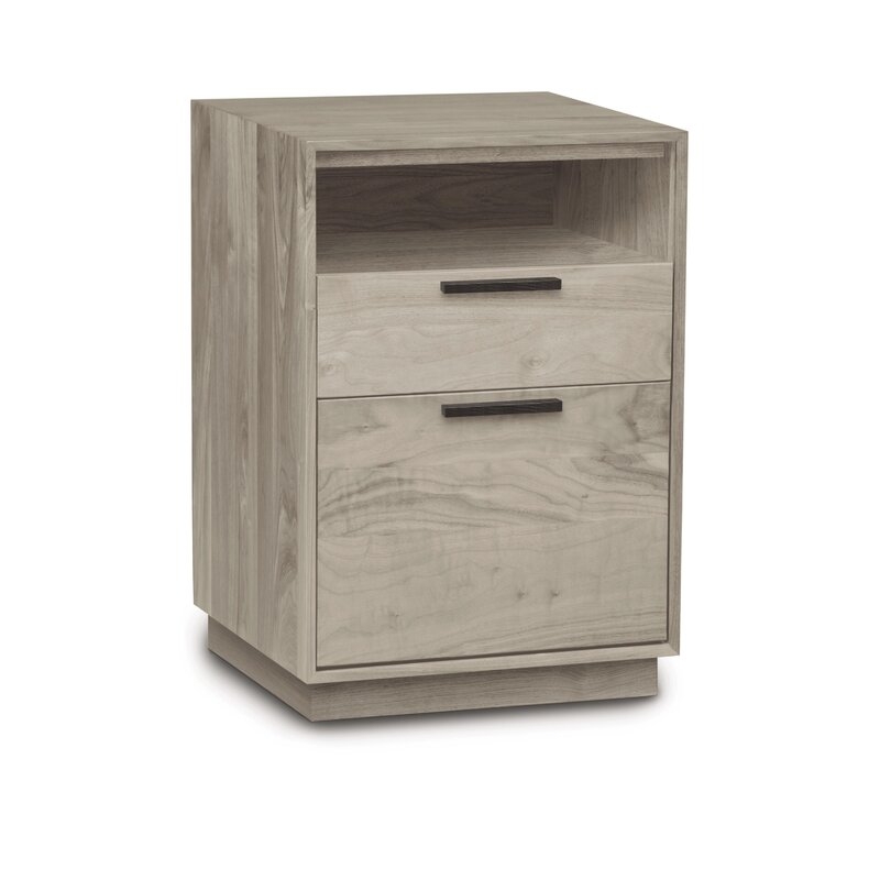 Copeland Furniture Linear Office 2-Drawer Vertical Filing Cabinet Color: Autumn Cherry - Image 0