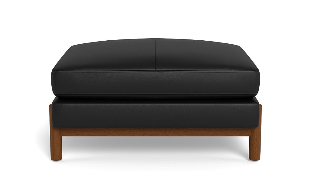 Oslo Leather Rectangle Ottoman - Image 0