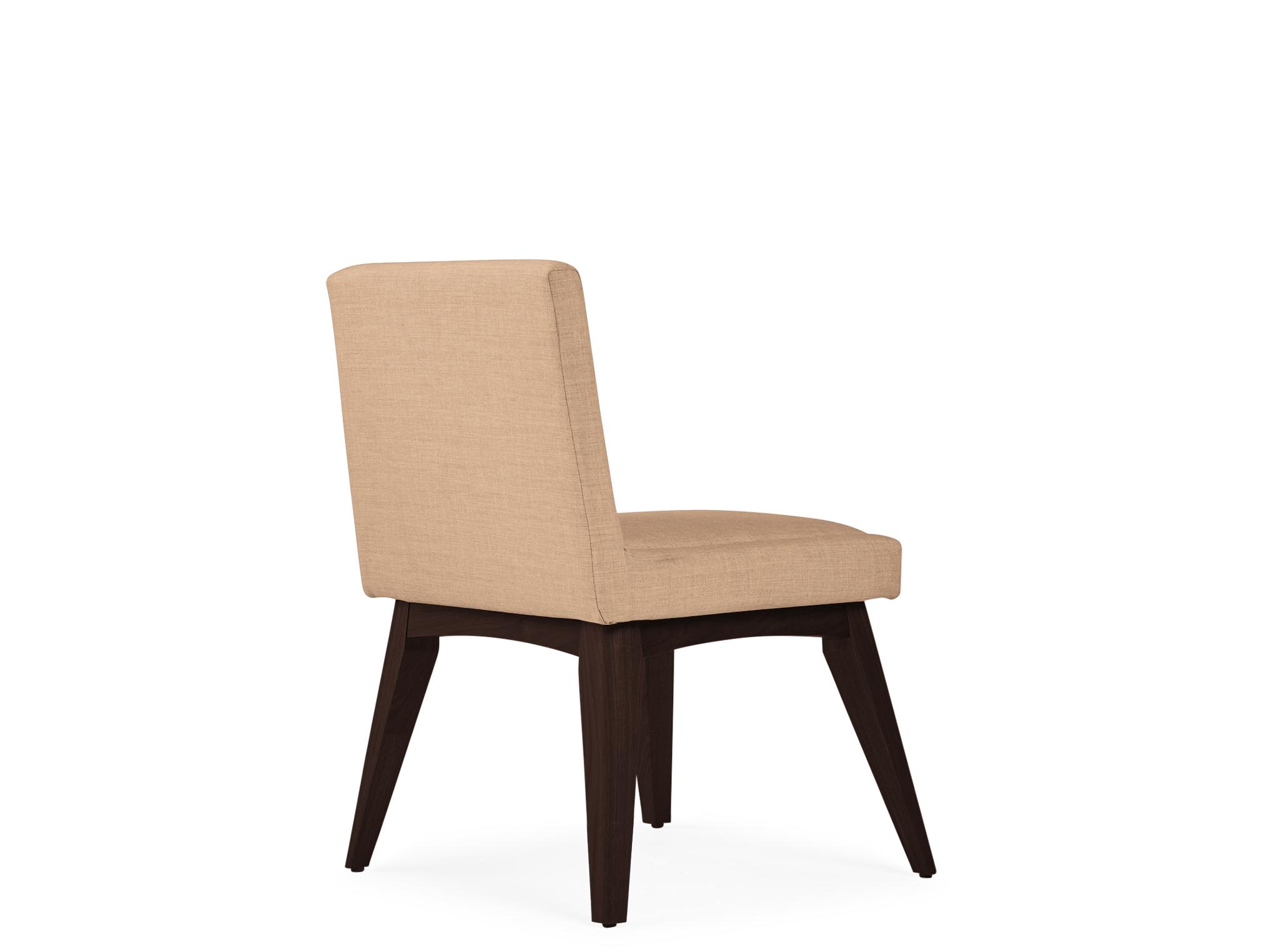 Pink Spencer Mid Century Modern Dining Chair - Royale Blush - Walnut - Image 3