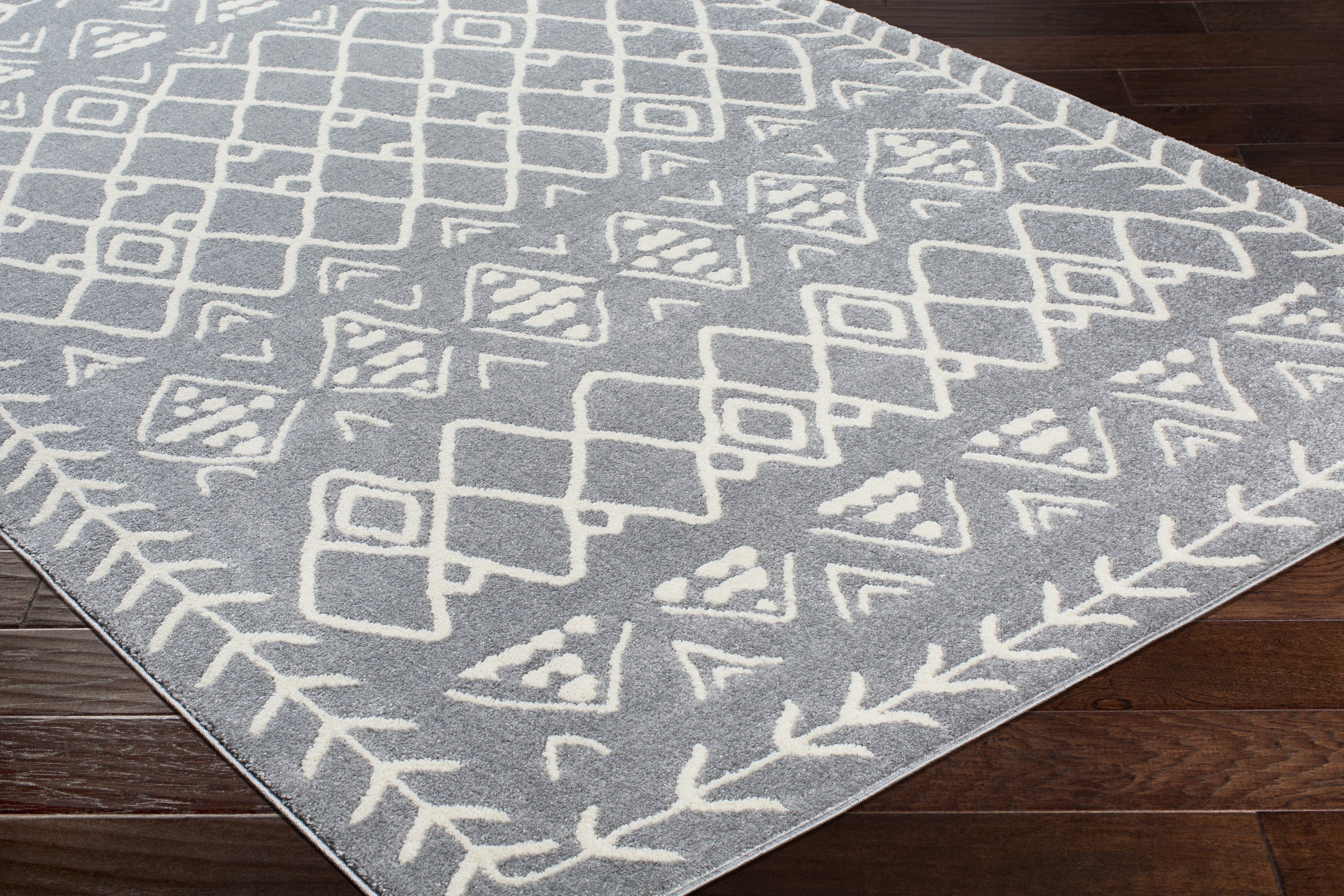 Horizon Gray Indoor 8'10" x 12'6" Machine Woven Rug - Image 6