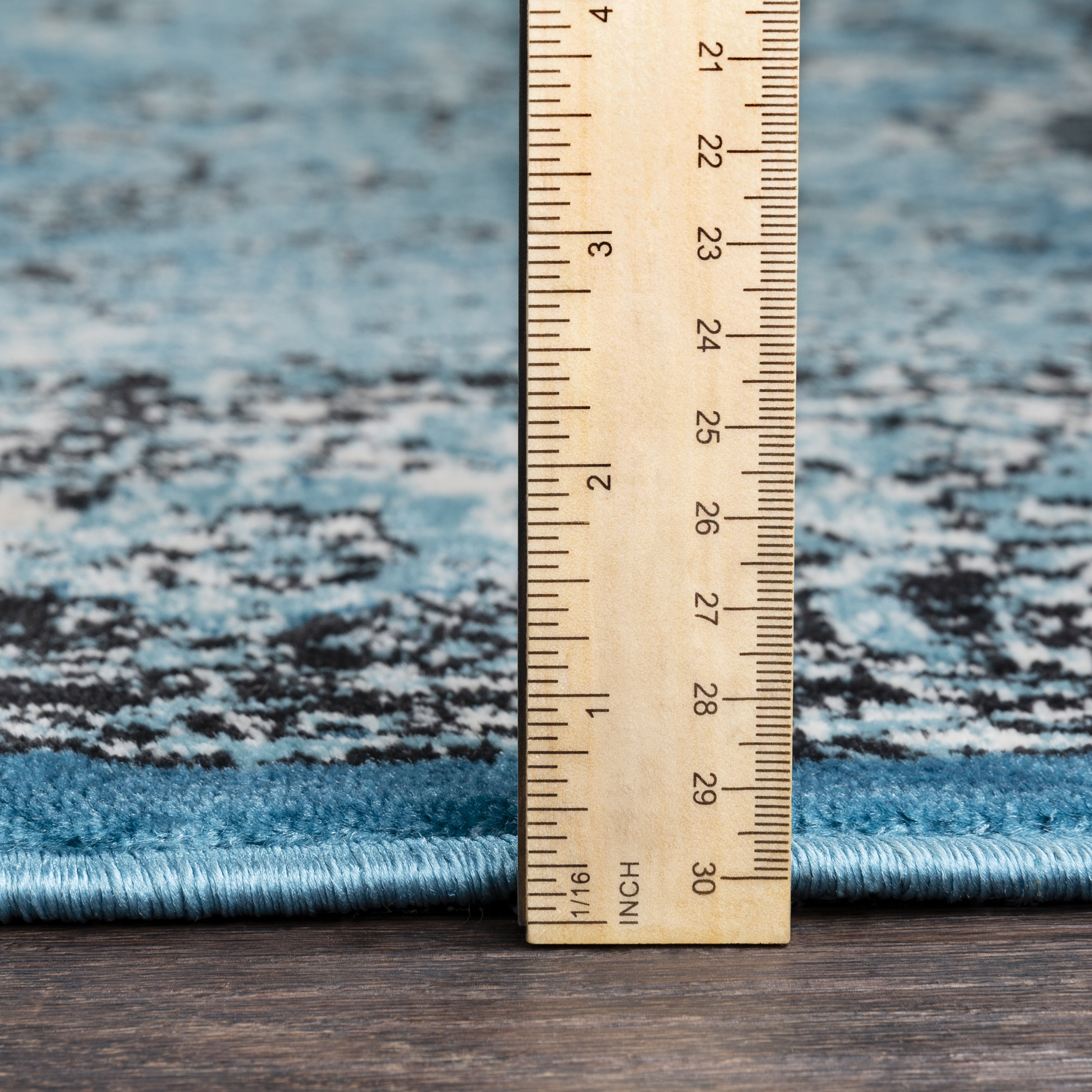 Mumbai Blue Indoor 8'10" x 12'4" Machine Woven Rug - Image 5