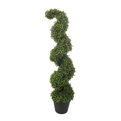 42-Inch Spiral UV Coated Topiary In Pot - Image 0