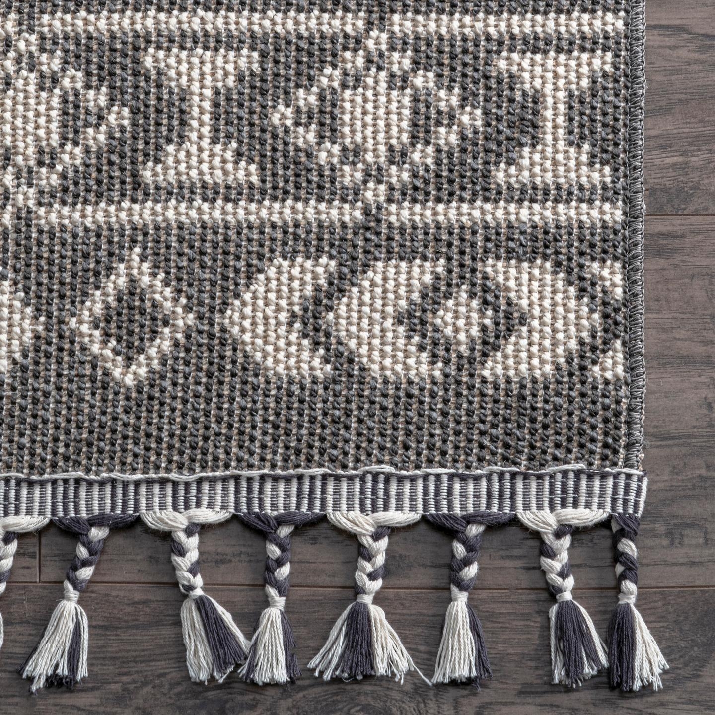 Ryan Banded Tribal Printed Flatweave Area Rug - Image 2