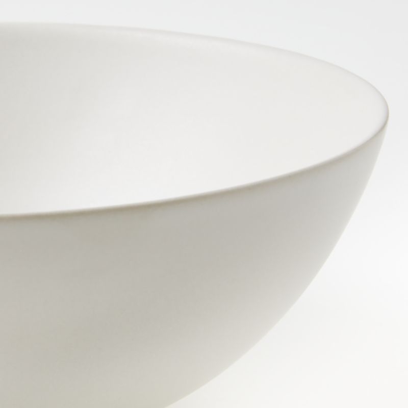 Craft 8" Linen Cream Bowl, Set of 8 - Image 1