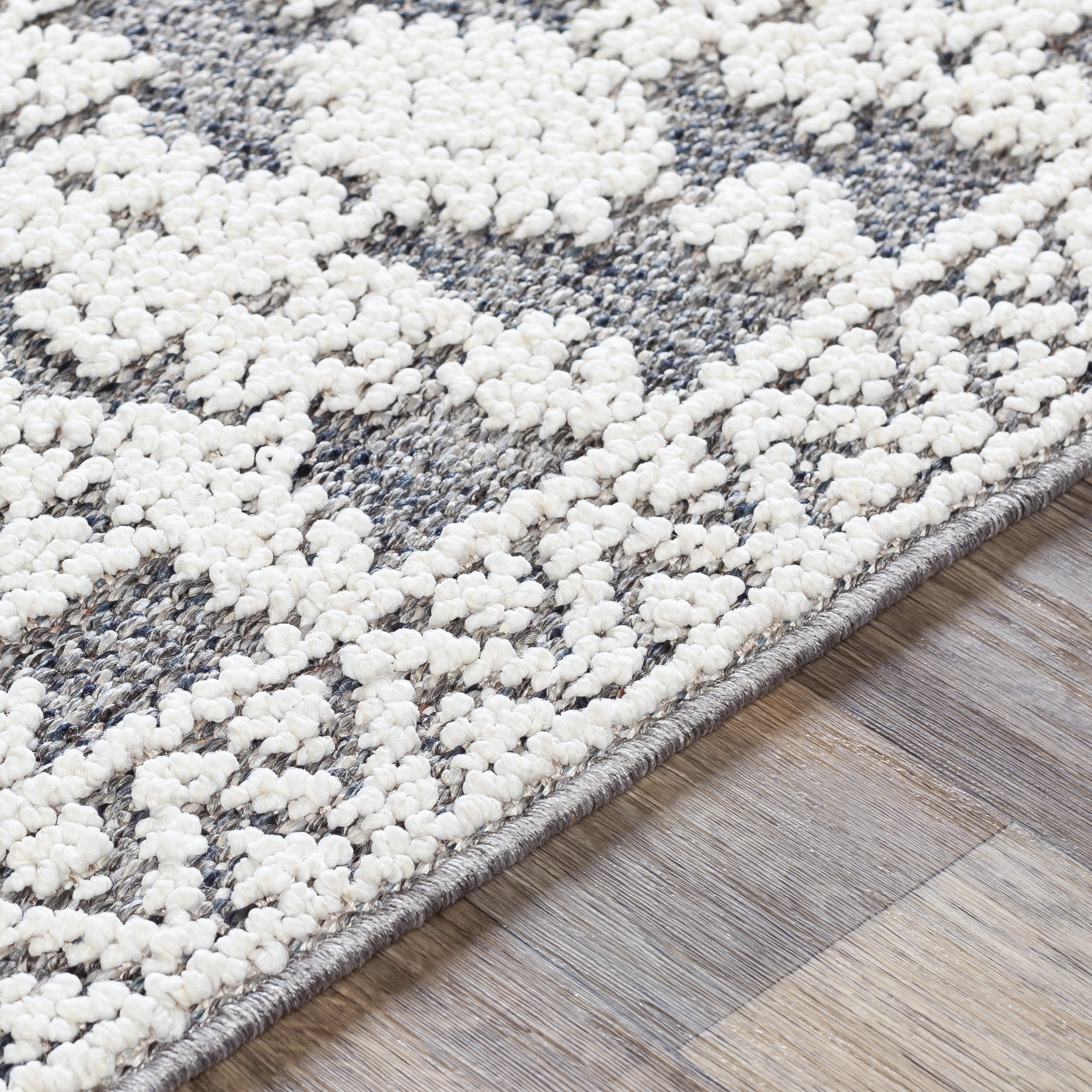 Ariana Gray Indoor 8'10" x 12' Machine Woven Rug - Image 3