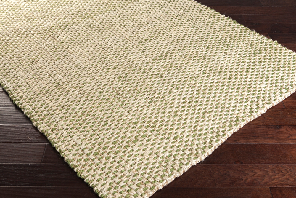 Reeds Green Indoor 2' x 3' Handmade Rug - Image 1