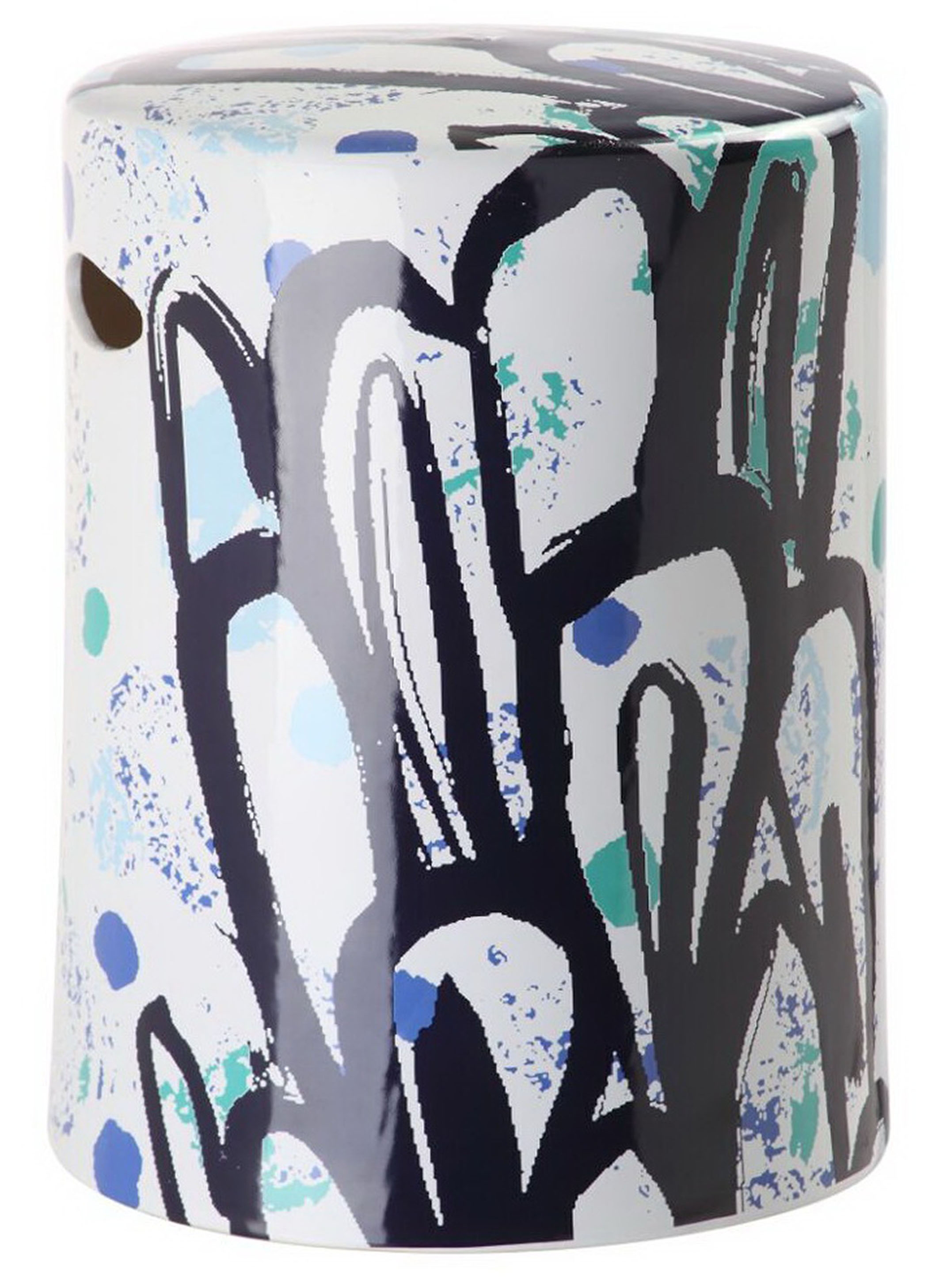 Alair Garden Stool - Multi - Safavieh - Image 0