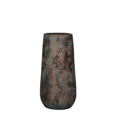 Lowndes Gray Indoor / Outdoor Terracotta Vase - Image 0