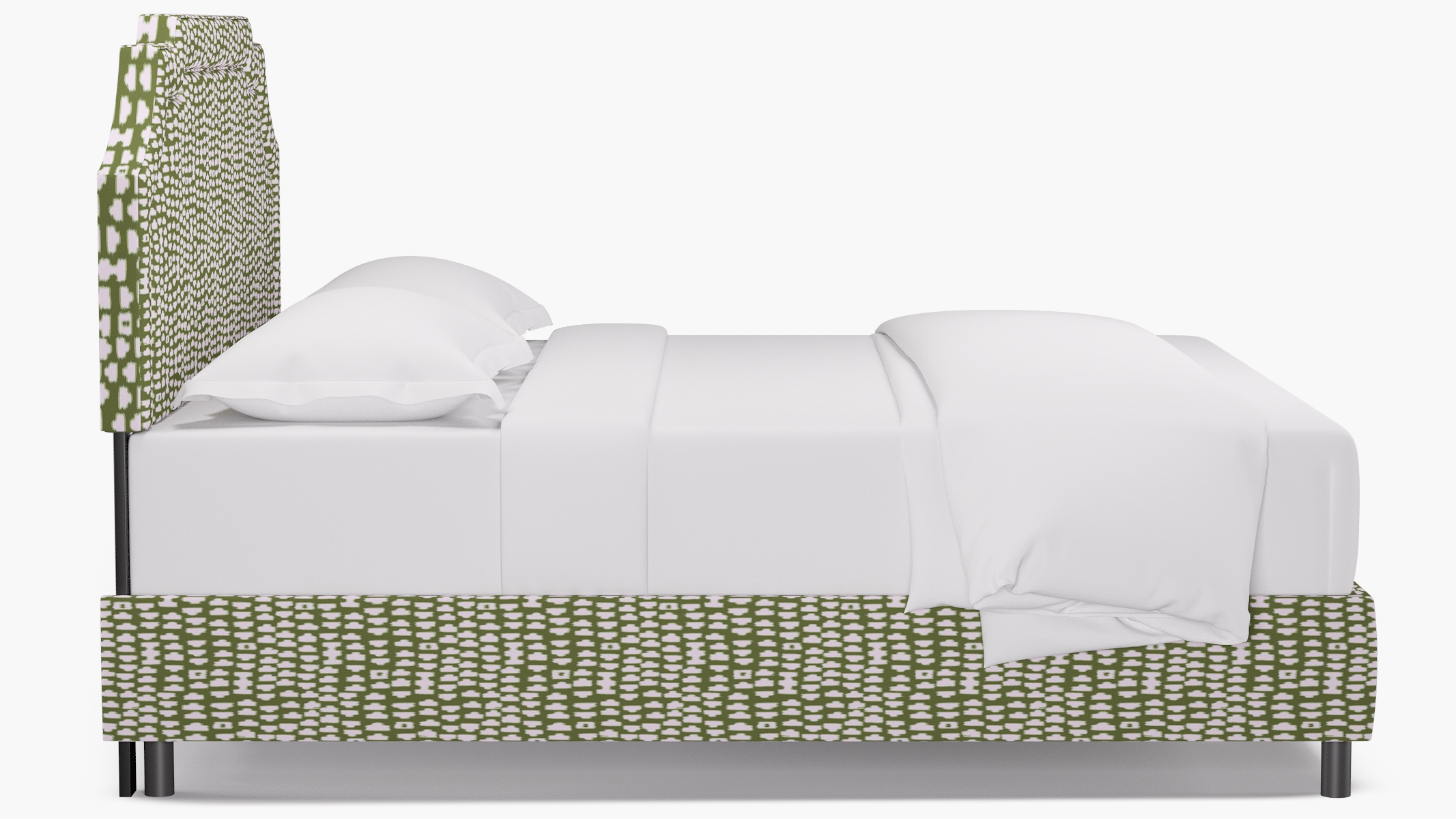 Art Deco Bed, Olive Odalisque, King - Image 2