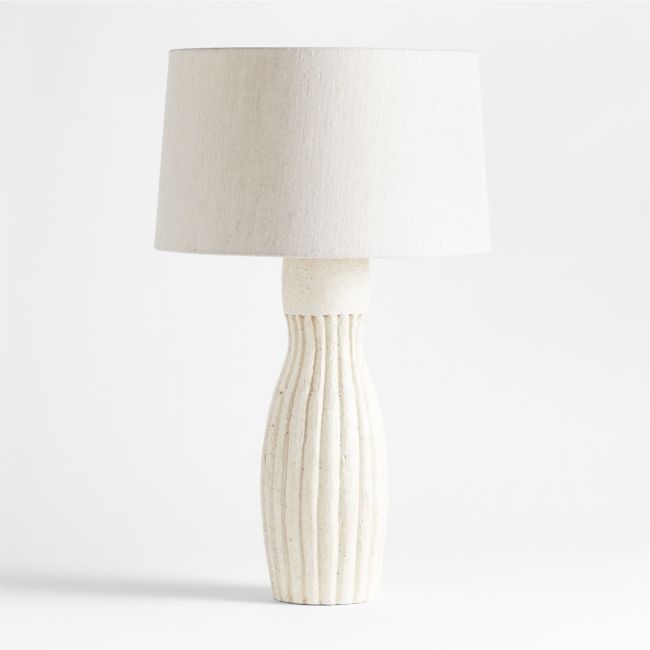 Karina Ivory Table Lamp 28.5" - Image 0