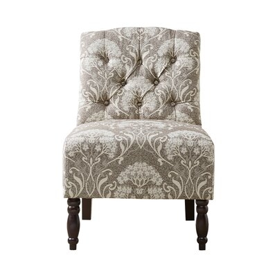 Olivet 23" W Tufted Polyester Slipper Chair - Image 0