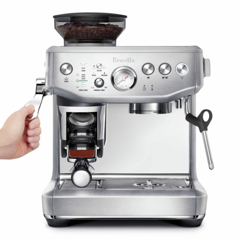 Breville ® Barista Express ® Impress Espresso Machine in Brushed Stainless Steel - Image 5