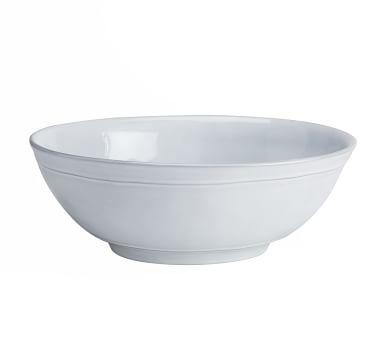 Cambria Recycled Stoneware Serving Bowl - Fog - Image 1