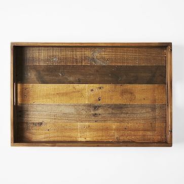 Reclaimed Wood Tray, Natural, 14"x18" - Image 3