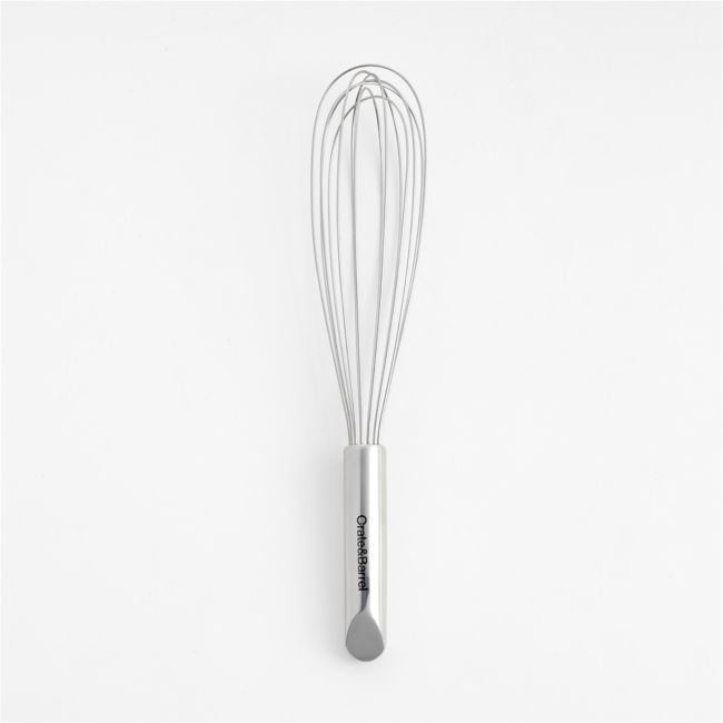 Crate & Barrel Stainless Steel 12" Whisk - Image 0