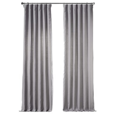 Briella French Linen Room Darkening Curtain - Image 0