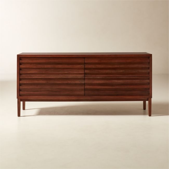 Campo 4-Drawer Acacia Wood Dresser - Image 0