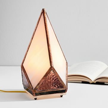 Tabletop Greta Lamp, Rose Quartz, Small - Image 1