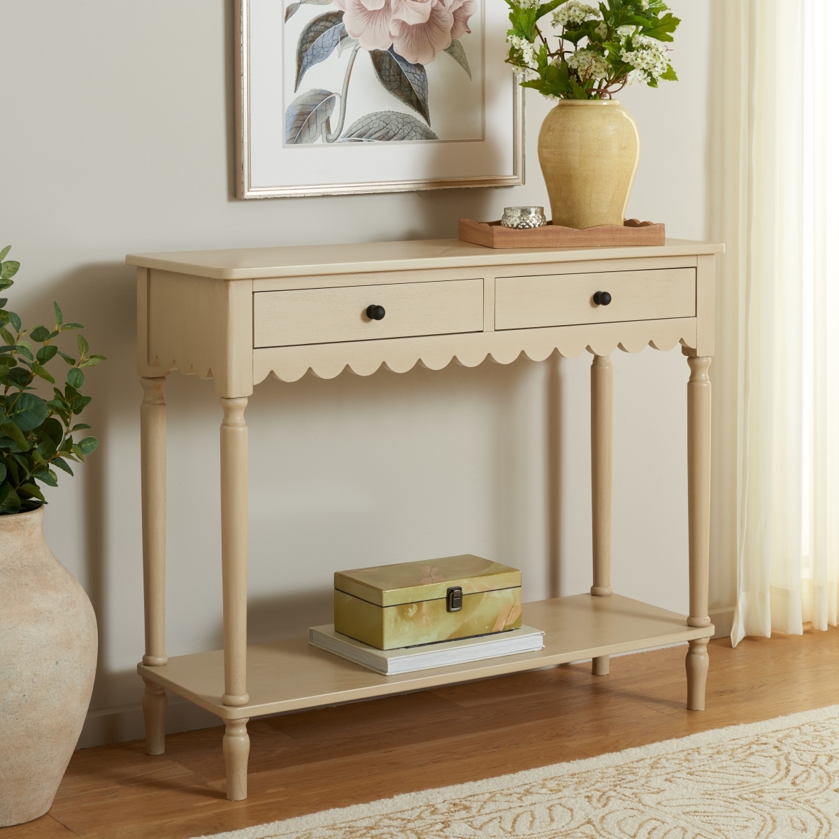 Haven 2 Drawer Small Console - Natural - Image 1