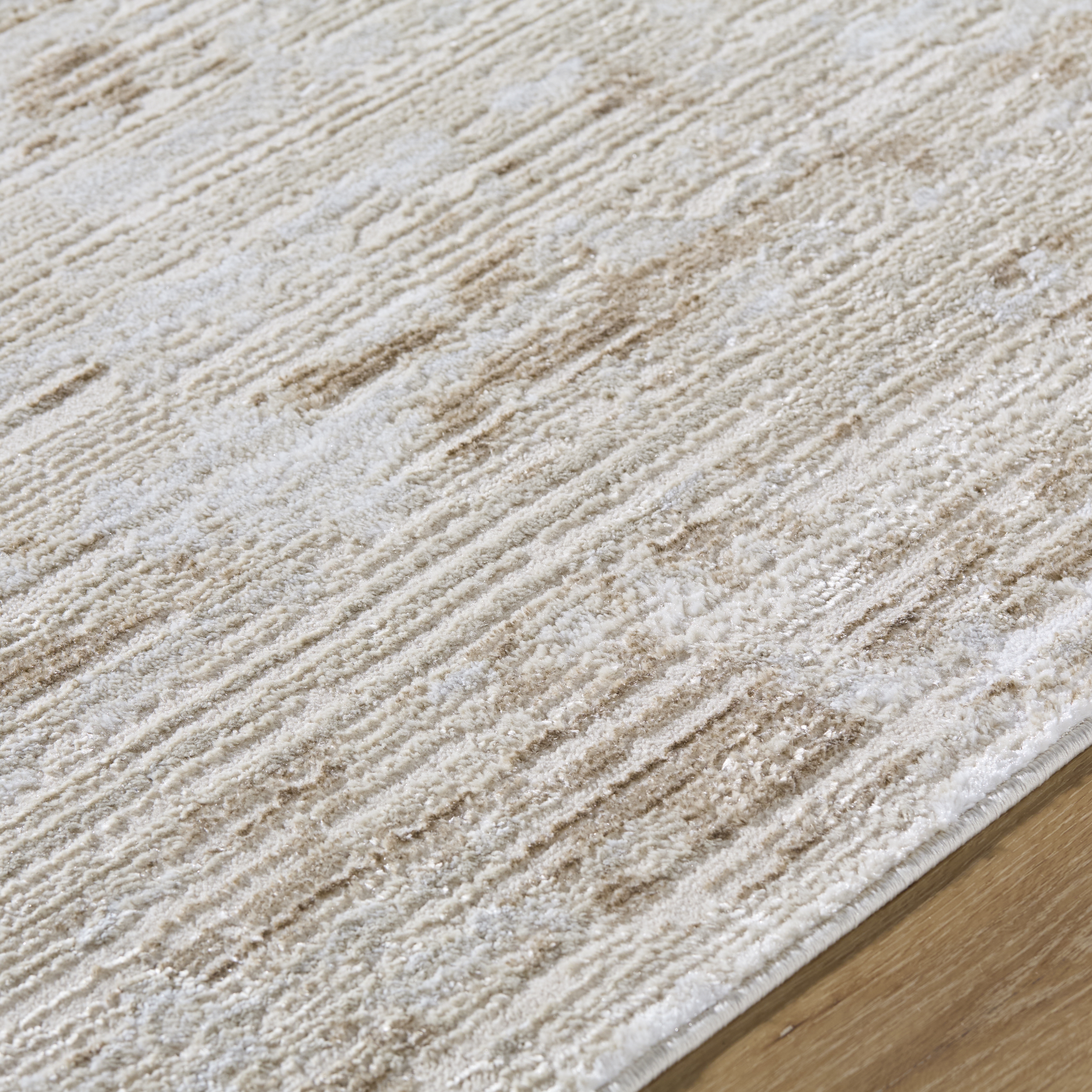 Sunrise White Indoor 2' x 2'11" Machine Woven Rug - Image 2