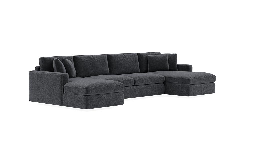 James 3-Piece 4-Seat U Chaise Sectional - Image 1