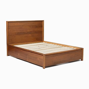 Ansel Side Storage Bed, Queen, Walnut - Image 0