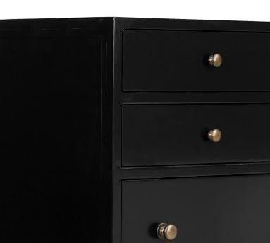 Harmon 8-Drawer Tall Dresser, Black - Image 2