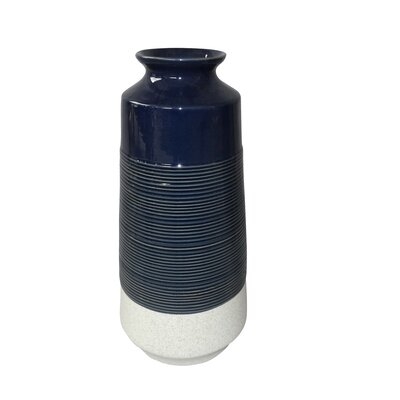 Rubino Blue Indoor / Outdoor Ceramic Table vase - Image 0