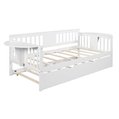 Twin Wooden Daybed With Trundle Bed - Image 0