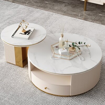 Round Nesting Coffee Tables - Image 0